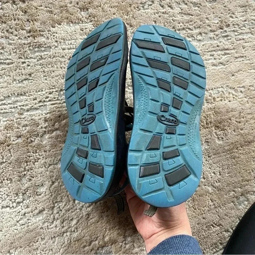Chaco ZX2 Classic Blue Red Yellow Boulder Walking Hiking Sandals Boost: 4 - Picture 6 of 9